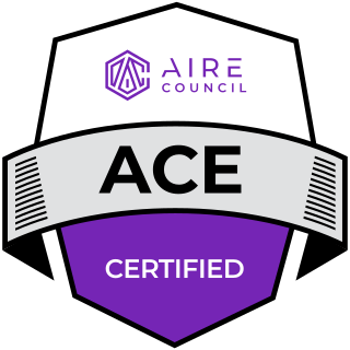 AIRE Certified Executive — ACE Certified badge